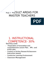 Kra For Master Teachers