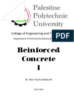 Reinforced Concrete I
