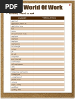 Download The World of Work - Vocabulary No Translation by zorzica SN30437192 doc pdf
