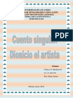 Cuento Singular. Arte Medieval, Formación Estética Constructiva. Grupo #3