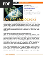 Download Doa Maha Rezeki by Achmad Hidayat SN3043807 doc pdf