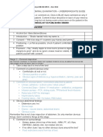 Abdominal Examination Checklist