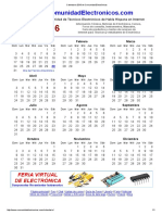 Calendario 2016 de Comunidad Electrónicos