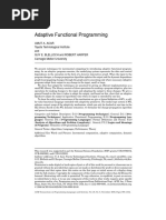 Adaptive Functional Programming