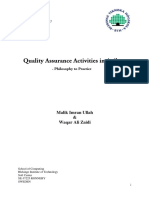 QA Activities in Agile