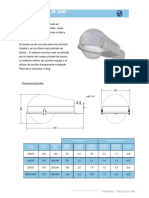 Lum. M-300 para Postes Tipo Tal Con Estructura Tal