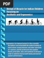 Ergonomics and Aestetics Bicycle