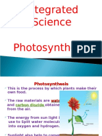 Integrated Science Photosynthesis: Created By:reynaldo Thomas