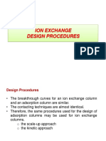 Ion Exchange Design Proced