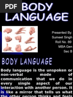 Download Body Language ppt by SSRules SN30441687 doc pdf