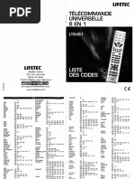 LT6461 Lifetec Medion Liste Codes