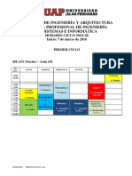 HORARIOS 2016-1B