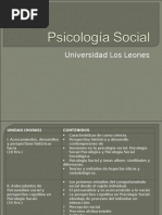 Psicología Social Revisión General y Orientaciones
