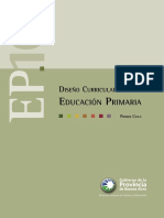 Diseño curricular educación primaria 