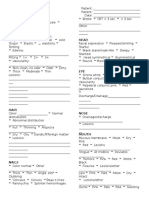 nursing Assessment Form