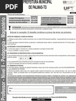 Prova Professor Pedagogia Magisterio