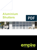 Aluminium Shutters Brochure