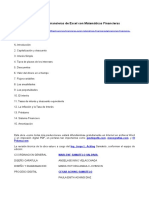 Aplicaciones Financieras de Excel Con Matematicas Financieras