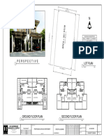 Perspective Lot Plan: AREA 261 SQ.M