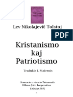 Kristanismo Kaj Patriotismo - TOLSTOJ 