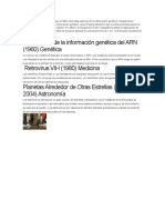 Varios Científicos Demuestran Que El ADN Es La Base Química de La Información Genética