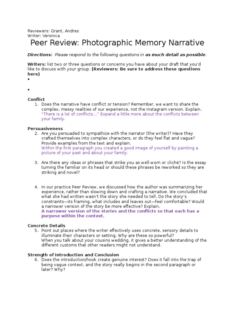 peer reviewed literature examples