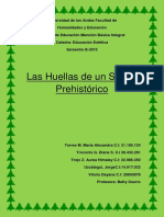 Cuento Modificado Las Huellas de Un Sueño Prehistorico