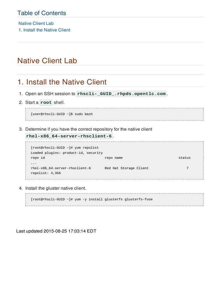 Native Client Lab 1. Install The Native Client | PDF | Computers ...