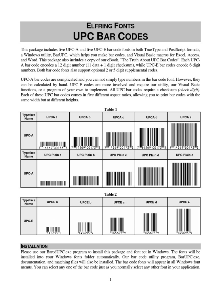 Upc | Universal Product Code | Barcode