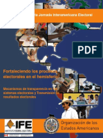 Fortalecimiento de los procesos electorales 