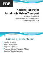 06 National Policy for Sustainable Urban Transport Cal