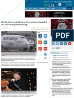 British Heavy Metal Band Iron Maiden Stranded in Chile After Plane Mishap - South China Morning Post