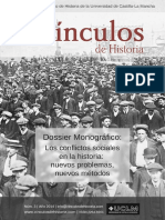 Revista de Historia con artículos sobre conflictos sociales