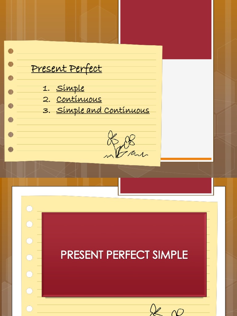 present perfect presentation pdf