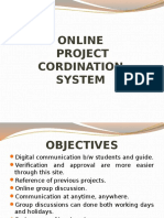 Online Project Cordination System