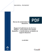 Rapport d’Audit Interne Des Services Intégrés – Gouvernance de La Gestion