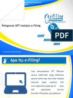 Tutorial Pengisian E-Filing PDF