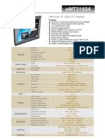 eMT3150A: HMI With 15" XGA TFT D Isplay