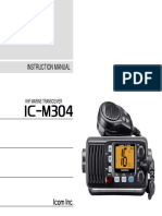 Marine_IC-M304 Instruction Manual