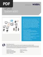 Saflok System 6000 Fact Sheet 3