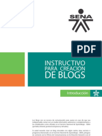 Instructivo Blogs