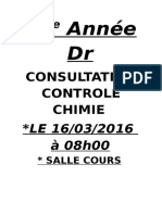 Consultation Chimie