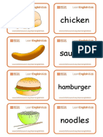 Flashcards Food Set 2