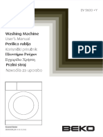 Washing Machine User's Manual Perilica rublja Korisnički priručnik Εγχειρίδιο Χρήστη Pralni stroj Navodila za uporabo