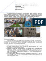 Relatório de Visita de Campo - Paisagem urbana de Curitiba