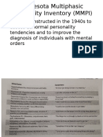 Minnesota Multiphasic Personality Inventory