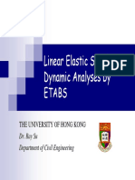 Static and Dynamic Analysis by ETABS