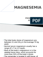 Hypomagnesemia: Presented by Shreya Jha