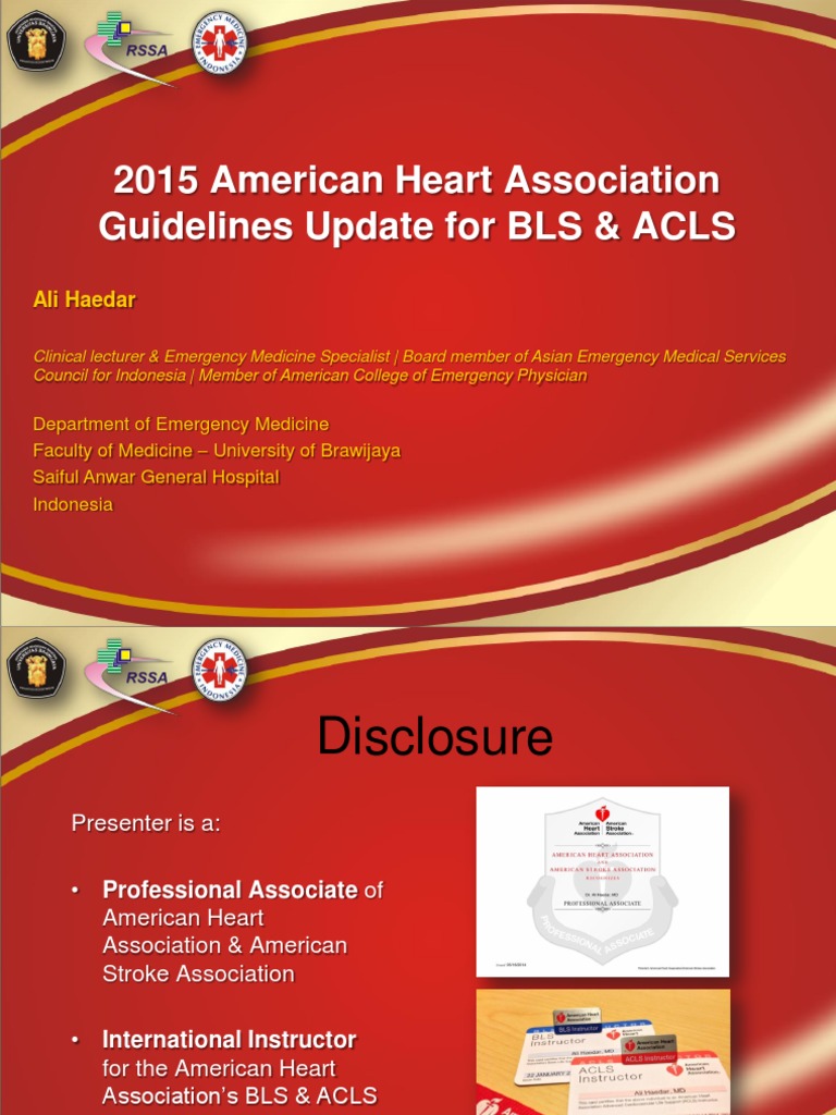 2015 American Heart Association Guidelines Update For CPR and ECC | PDF ...
