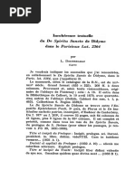 Doutreleau1967 - Incoherence Textuelle Du de Spiritu Sancta de Didyme Dans Ie Parisinus Lat. 2364